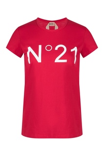 Красная футболка с логотипом No21
