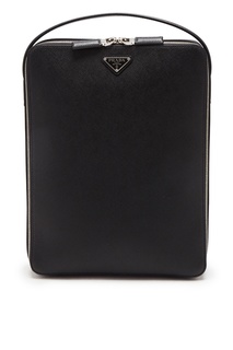 Прямоугольный рюкзак из сафьяновой кожи Prada