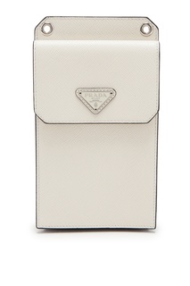 Чехол для iPhone белого цвета Prada