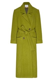 Пальто зеленого цвета Lesyanebo
