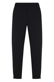 Трикотажные брюки черного цвета Prada