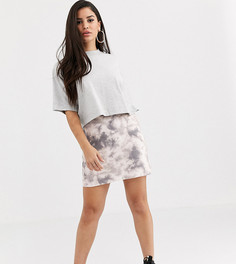 Мини-юбка с принтом тай-дай ASOS DESIGN Petite - Мульти