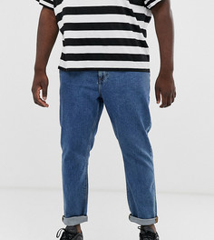 Выбеленные синие узкие джинсы ASOS DESIGN Plus - Синий
