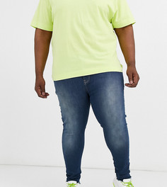 Синие эластичные джинсы ASOS DESIGN Plus - Синий