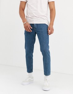 Синие жесткие джинсы ASOS DESIGN - Синий