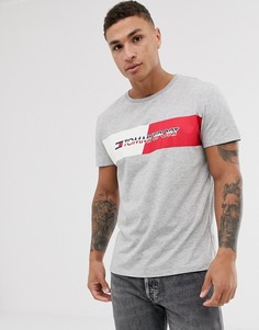 Серая футболка с логотипом Tommy Sport - Серый