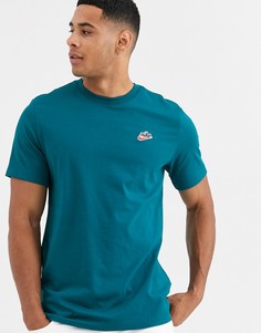 Сине-зеленая футболка Nike Heritage - Зеленый