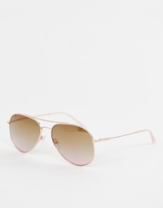 Розовые солнцезащитные очки-авиаторы Calvin Klein CK18105S - Розовый