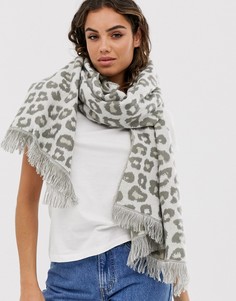 Шарф со звериным принтом Pieces - Мульти