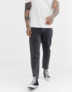 Темно-серые джинсы свободного укороченного кроя Selected Homme - Серый