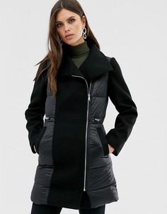 Дутое пальто Fashion Union - Черный