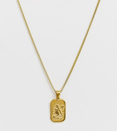 Позолоченное ожерелье с подвеской Дева Image Gang - Золотой