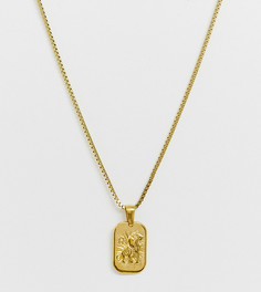 Позолоченное ожерелье с подвеской Лев Image Gang - Золотой