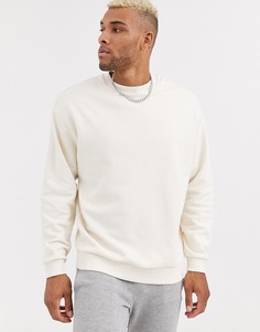 Бежевый oversize-свитшот ASOS DESIGN - Бежевый