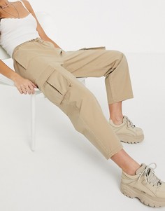 Брюки в стиле милитари без застежки ASOS DESIGN - Рыжий