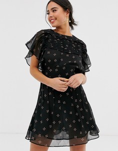 Платье мини Stevie May cambridge - Черный