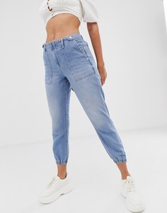 Выбеленные джинсовые джоггеры River Island Jonas - Синий