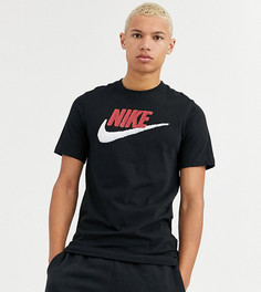 Черная футболка с логотипом Nike Tall - Черный