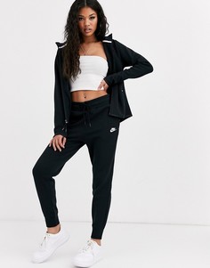 Черные флисовые джоггеры Nike Tech - Серый