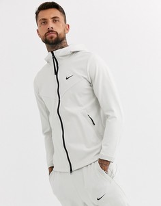 Серый свитшот на молнии Nike Tech Pack - Серый