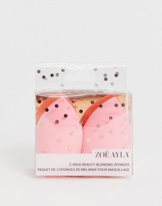 Набор из 2 спонжей для макияжа Zoe Ayla - Розовый