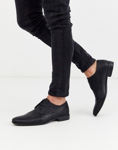 Черные туфли дерби с перфорацией Burton Menswear - Черный