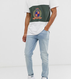 Светлые зауженные джинсы ASOS DESIGN Tall - Синий