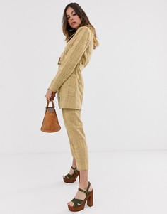 Брюки в клетку Moon River - Желтый