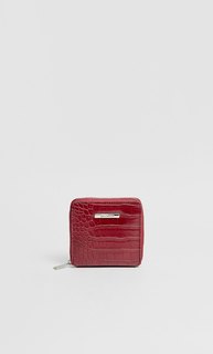 Квадратный кошелек с эффектом крокодиловой кожи Stradivarius