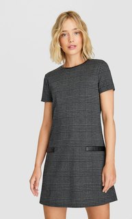 Платье из жаккардовой ткани Stradivarius