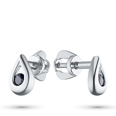 Серьги из серебра 203676-605-0019 ЭПЛ Якутские Бриллианты