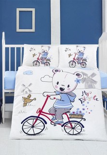 Постельное белье детское Arya home collection My Bike