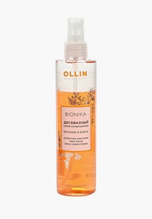 Спрей для волос Ollin BIONIKA для облегчения расчесывания OLLIN PROFESSIONAL питание и блеск двухфазный 250 мл