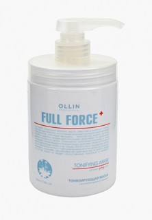 Маска для волос Ollin FULL FORCE против выпадения волос OLLIN PROFESSIONAL тонизирующая с экстрактом пурпурного женьшеня 650 мл