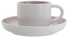 Чашки Maxwell &amp; Williams Оттенки Чашка кофейная с блюдцем (розовая) без инд.упаковки