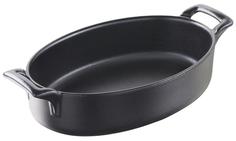 Посуда для запекания Revol Belle Cuisine Блюдо овальное 0,4 л, 18 х 12 х h 4,5 см, Черный