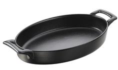 Посуда для запекания Revol Belle Cuisine Блюдо овальное 1 л, 28 х 19 х h 4,5 см, Черный