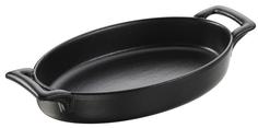 Посуда для запекания Revol Belle Cuisine Блюдо овальное 0,35л, 20 х 12,5 х h 3,5 см, Черный