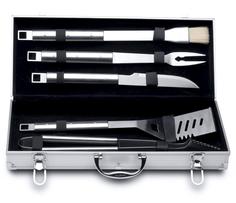 Инструменты для гриля Berghoff Cubo Набор 6пр для барбекю в алюминиевом кейсе