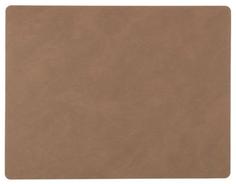 Салфетки LIND DNA NUPO brown подстановочная салфетка прямоугольная 35x45 см, толщина 1,6 мм