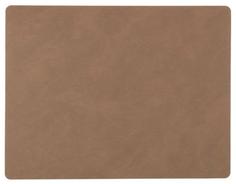 Салфетки LIND DNA NUPO brown подстановочная салфетка прямоугольная 35x45 см, толщина 1,6 мм