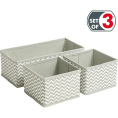 Короб Tatkraft WAVE для хранения. набор из 3х текстильных коробок . размер 14X14X10 см 2 шт. 29X14X10 см 1 штука