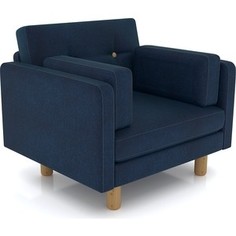 Кресло Arsko Ингвар синий велюр Anderson