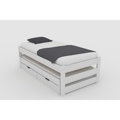Кровать Anderson Тильда белая 80x160