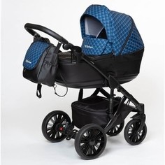 Коляска (Люлька+Переноска 2 в 1) Mr Sandman Apollo GF Синий Ромб
