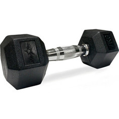 Гантель Starfit обрезиненная DB-301 7 кг, черная