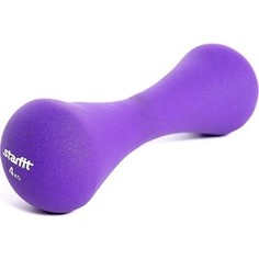 Гантель Starfit неопреновая DB-202 4 кг, фиолетовый (1 шт.)