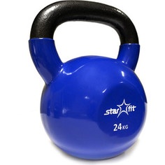 Гиря Starfit виниловая DB-401 24 кг, темно-синяя