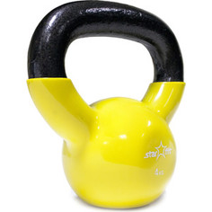 Гиря Starfit виниловая DB-401 4 кг, желтая