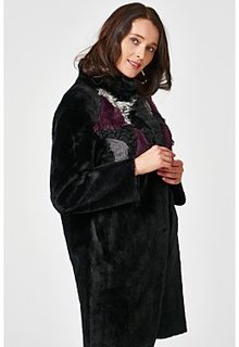 Шуба из овчины с отделкой Virtuale Fur Collection